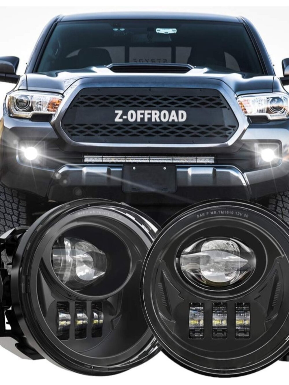 New LED Fog Lights Driving Lamps Assembly Replacement for 2016-2022 Tacoma 2009-